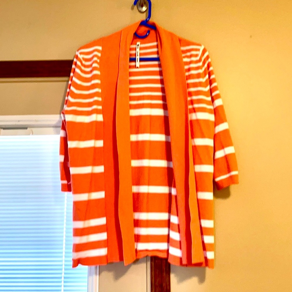 LEO & NICOLE Nany Striped Cardigan